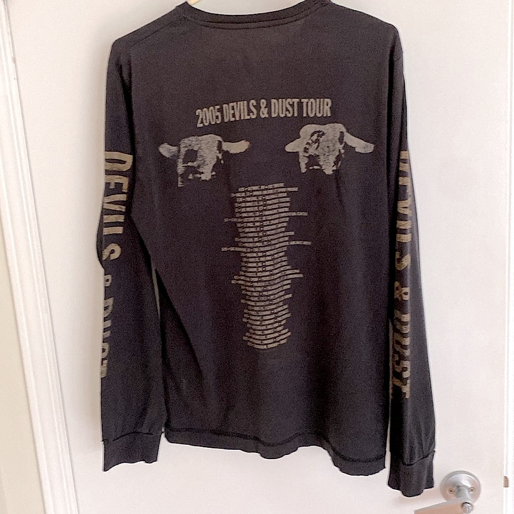 BRUCE SPRINGSTEEN 2005 Devils & Dust tour long sleeved T-Shirt size Medium